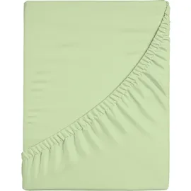 bellana Spannbettlaken Jersey-Elasthan 90-120 x 200-220 cm grün 1 St.