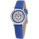 Atrium A31-102 28 mm Metallgehäuse Blau Kunstlederarmband Blau onesize