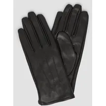 s.Oliver Klassische Fingerhandschuhe Leder Schwarz S