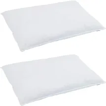 vidaXL KopfKissen 40 x 80 cm Weiß