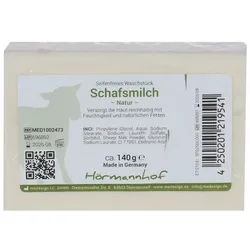 SEIFENFREIES Waschstück Schafsmilch natur 140 g