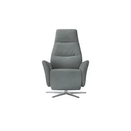 Max Schelling Sessel Elmira Mikrofaser 81 x 118 x 90 cm grau mit Relax-Funktion