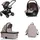 Chipolino Kombikinderwagen Magnum 3 in 1 Babywanne Sportsitz i-Size Babyschale beige