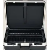 PROMAT Schalenkoffer B490xT188xH365mm m.Wkz.taschen 24,5l ABS-Ku.Alu-Rahmen PROMAT