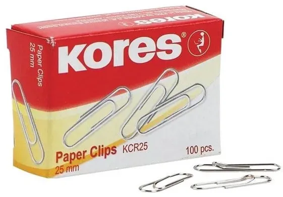 - Paper Clips 25 mm - 100 pcs