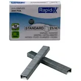 Rapid 24867500 punti standard 21/4, 1 scatola con 2000 punti