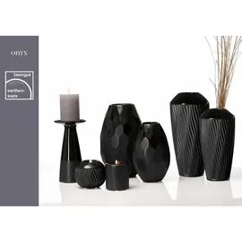 Ritzenhoff & Breker Teelichthalter Onyx Keramik Schwarz