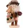 Christian Ulbricht Räuchermann Wichtel Weihnachtsmann mit Teddy beige