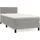 vidaXL Boxspringbett 100 x 200 cm Hellgrau