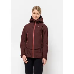 Jack Wolfskin Skijacke »ALPSPITZE PRO 3L JKT W«, mit Kapuze Jack Wolfskin dark-maroon XS (34)