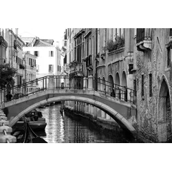 Fototapete PAPERMOON "Venedig Brücke", bunt (mehrfarbig), B:4m L:2,6m, Vlies, Tapeten