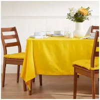 Homescapes Tischdecke aus 100% Baumwolle 138 x 138 cm,