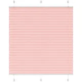 vidaXL Plissee Rosa 115x100 cm Stoffbreite 114,4 cm Polyester