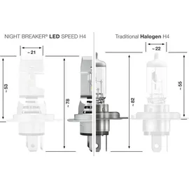 Osram Night Breaker LED Speed H4 12 V