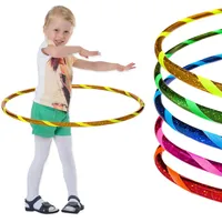 Super Star Kinder Hula Hoop Reifen Ø70cm, Gelb-Gelb
