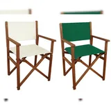 Erst-Holz Regiestuhl Klappstuhl Gartenstuhl Buche für Garten-Party V-10-100grün