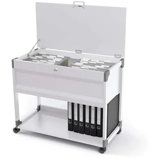 Durable System File Trolley 100 Multi Top, grau,