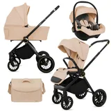 Babylux Kinderwagen 3in1 Set Beige
