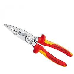 KNIPEX Elektro-Installationszange verchromt 200 mm 1386200