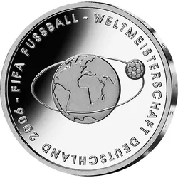 Bund 10 Euro Fußball-WM-Ausgabe 2004 PP