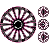 M MOTOS Set 4er Radkappen 17 Zoll - Lachen Sie über Kratzer mit diesen flexiblen, leichten Radkappen 17 Zoll. Einfache Installation, Keine Werkzeuge erforderlich, Schutz vor Verblassen!