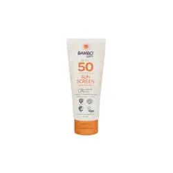 Bambo Nature Sonnencreme SPF 50 - 100 ml | Sensitiver, wasserfester Sonnenschutz ohne Duftstoffe