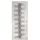 Zehnder yucca Design-Elektroheizkörper ZY1Z0460GD00000 YSE-130-060/GD, 1365 x 600 mm, champagne