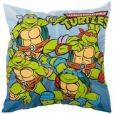UNITED LABELS Teenage Mutant Ninja Turtles Kissen 40 x 40 cm Blau