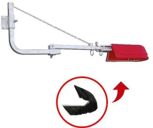 Mechanische Reihenspritze mit mittlerer Haube 2 Düsenstrahlen