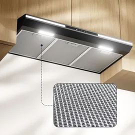 Ciarra Unterbauhaube 90 cm Schwarz