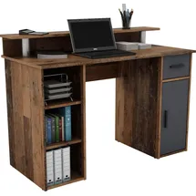 byLIVING Schreibtisch Diego old wood optik/anthrazit
