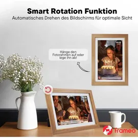 Denver PFF-1543LW Digitaler Bilderrahmen, Braun