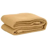 vidaXL Zeltteppich Sandfarbe 400x400 cm HDPE