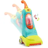 Battat BT2741C1Z Clean n' Sing Vacuum Kinder Staubsauger mit Musik, Lichtern und realistischen Geräuschen, Haushaltsspielzeug – Spielzeug für Mädchen und Jungen ab 2 Jahren, Bunt