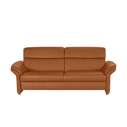 Kollektion Kraft Einzelsofa Leder Manon ¦ orange ¦ Maße (cm): B: 228 H: 94 T: 92