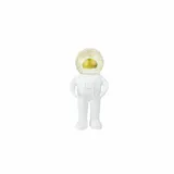 donkey products Summerglobe The Astronauts Small, Glitzerkugel, Schneekugel, Glas / Polyresin, Weiß, 13 cm, 360029