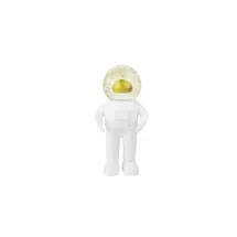 donkey products Summerglobe The Astronauts Small, Glitzerkugel, Schneekugel, Glas / Polyresin, Weiß, 13 cm, 360029