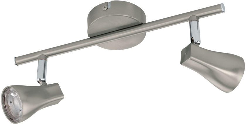 EGLO TIBERIO 1 LED Deckenstrahler nickel-matt 2-flg.