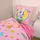 Paw Patrol Glow in the Dark Rosa 135 x 200 cm + 80 x 80 cm