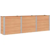 vidaXL Hochbeet 300 x 50 x 91 cm Braun