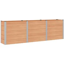 vidaXL Hochbeet 300 x 50 x 91 cm Braun