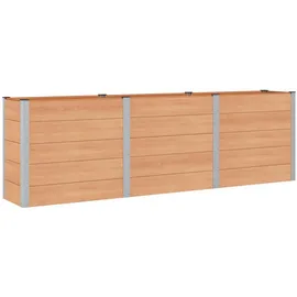 vidaXL Hochbeet 300 x 50 x 91 cm Braun
