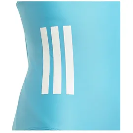 adidas 3-Streifen C-Back Kids Badeanzug Lucid Cyan / White 110    