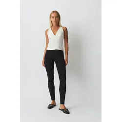 Gina Tricot - Punto di roma leggings - Leggings - Schwarz - XXL - Dame - Schwarz - XXL