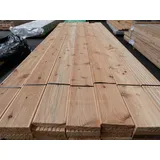 Europäische Lärche Terrassendielen, 27x143 mm, KD, grob/fein