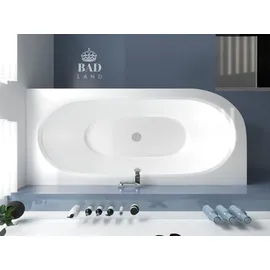 Besco Avita Eckbadewanne 180 x 80 cm (80 x 56 x 42 cm)