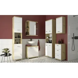 Möbel Kraft Unterschrank 35 x 74 cm Mehrfarbig