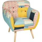 Beliani Sessel MELBY Polyester 64 x 0 x 0 cm Blau
