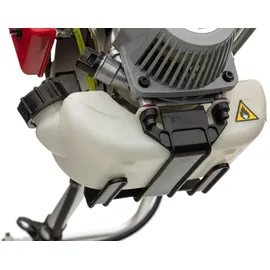 Ikra mogatec IKRA Benzin Freischneider IBF 31-4 mit Spule, 3- & 8-Zahn-Dickichtmesser, Schutzschild & Profi-Schultergurt