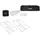 Eurolite 2x Stage Stand variabel inkl. Cover und Tasche Weiß